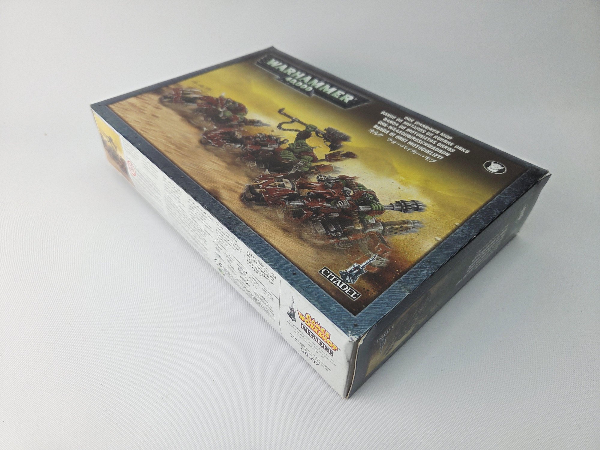 A photo of Ork Warbiker Mob Warhammer miniatures