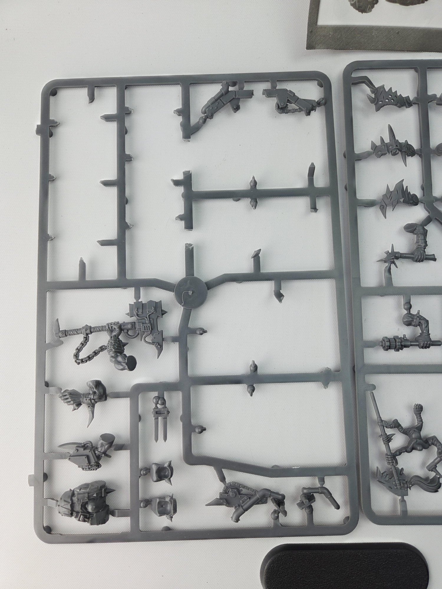 A photo of Ork Warbiker Mob Warhammer miniatures