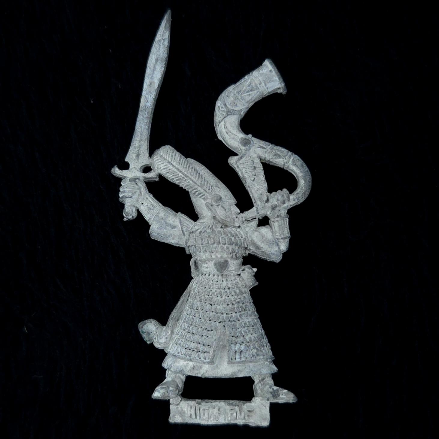 A photo of a High Elves Musician Warhammer miniature