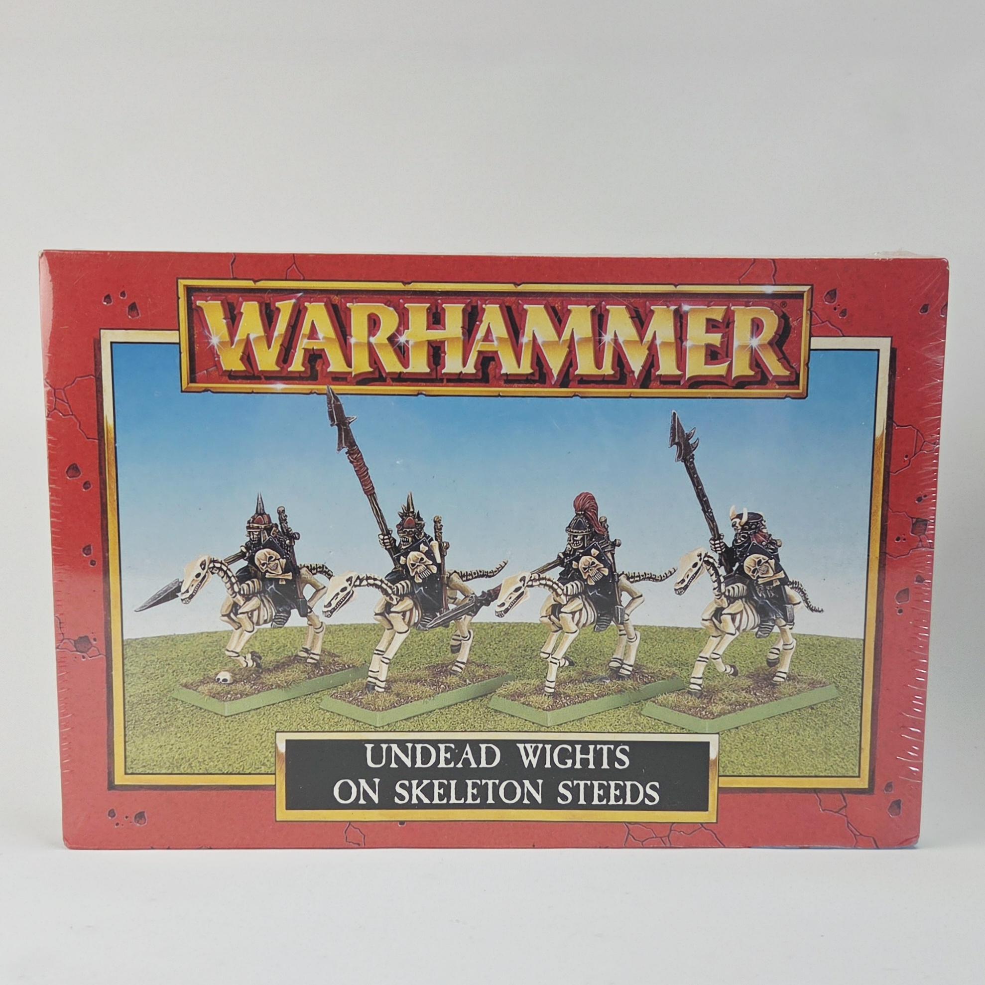 A photo of Undead Mounted Wights Warhammer miniatures