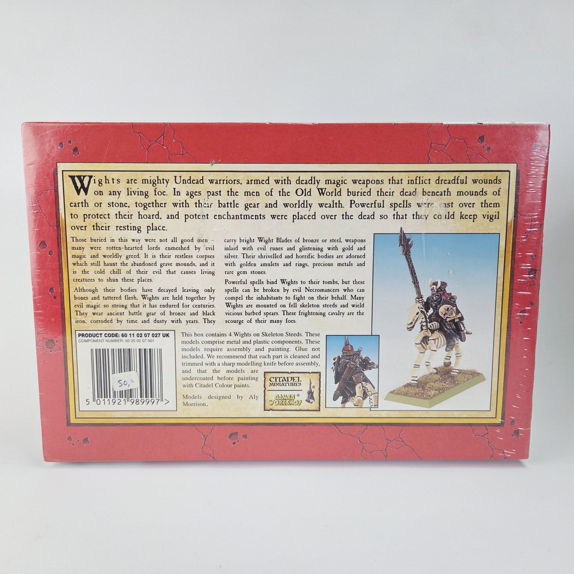 A photo of Undead Mounted Wights Warhammer miniatures
