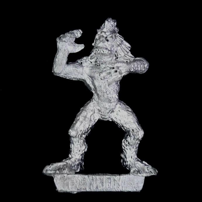 A photo of a Undead C18 Night Horror Fishman Warhammer miniature