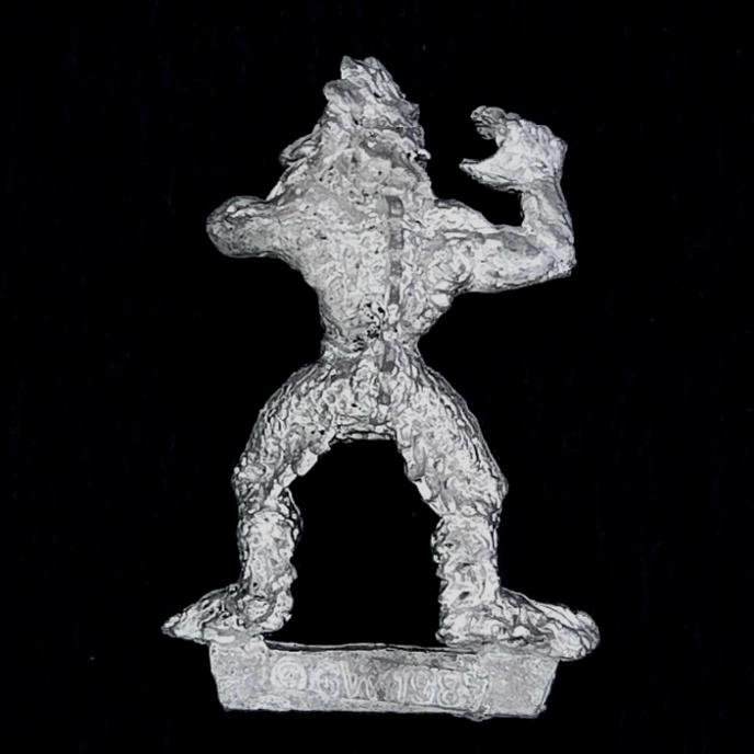 A photo of a Undead C18 Night Horror Fishman Warhammer miniature